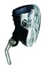 AXA Dynamo-Scheinwerfer Echo 30 Switch inkl. Twinrod Niro Halter | Befestigung: Gabelkrone | schwarz | An-/Ausschalter: Ja | SB-Verpackung