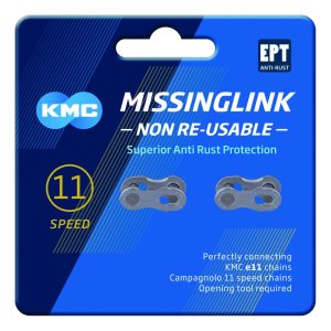 KMC Kettenverschlussglied MissingLink EPT Kompatibilität: 11-fach | SB-Verpackung | silber