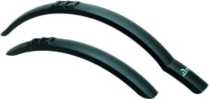 HEBIE Steckschutzblech Set Viper MTB schwarz | Laufradgröße: 26 - 29 Zoll | Schutzblechbreite: VR 68 / HR 64 mm