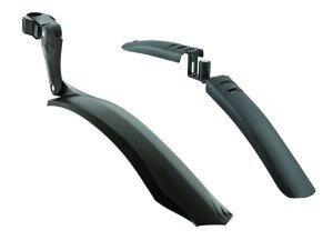 HEBIE Steckschutzblech Set Viper X schwarz | Laufradgröße: 26 - 29 Zoll | Schutzblechbreite: VR 56-70 / HR 72 mm