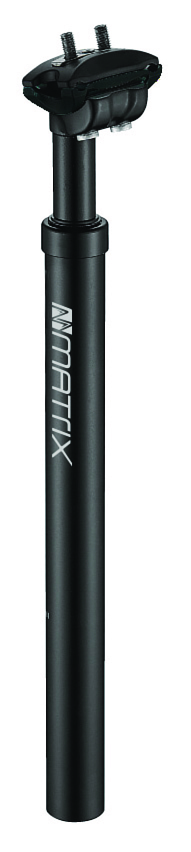 MATRIX Federsattelstütze SP30 schwarz | Durchmesser: 31,6 mm | Länge: 350 mm | SB-Verpackung