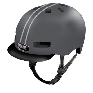 NUTCASE Street Sport Helm Suit & Tie Stripe, MIPS Größe: S | Kopfumfang: 52 - 56 cm | grey gloss reflective