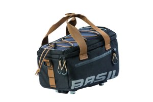 BASIL Gepäckträgertasche Miles Trunkbag MIK Befestigung: MIK-Adapter | dunkelgrau | Für MIK-Systemträger