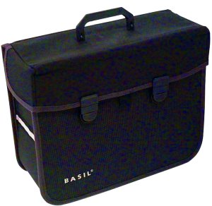 BASIL Einzeltasche Malaga Befestigung: Schnalle / Haken | schwarz