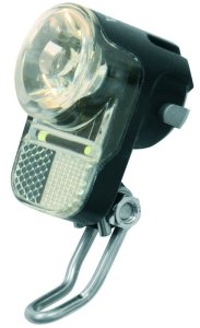 AXA E-Bike LED Scheinwerfer Pico 30-E Switch inkl. Halter | Befestigung: Gabelbrücke | schwarz | An-/Ausschalter: Ja | SB-Verpackung