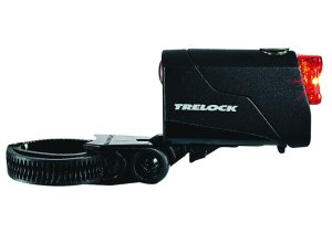 TRELOCK LED Akkurücklicht REEGO inkl. Halter ZL 320 (15 - 45 mm) und USB-Kabel | Befestigung: Sattelstütze | schwarz