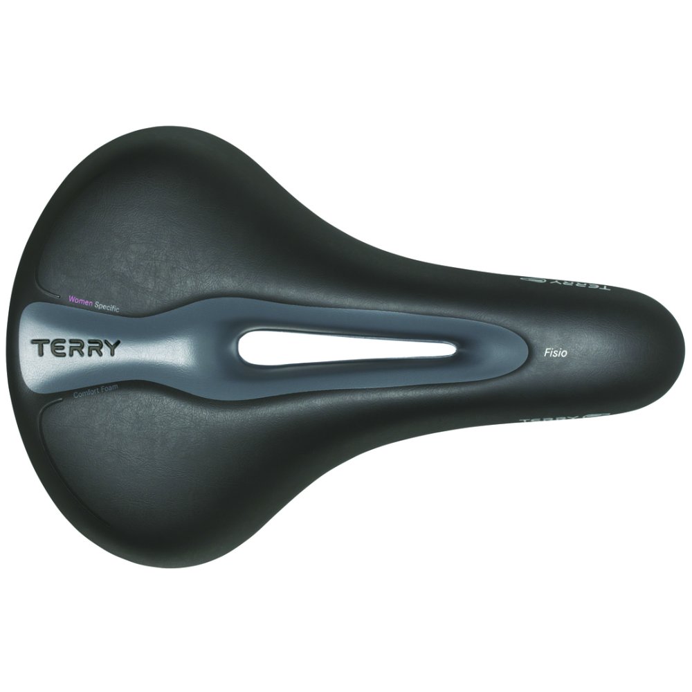TERRY Trekking Sattel Fisio Damen | Touring | Maße: 260 x 173 mm | schwarz