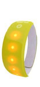 WOWOW LED-Reflex-Armband Light Band XL gelb | Größe: XL