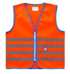 WOWOW Reflexweste Fun Jacket for Kids orange | Kinder | Größe: M