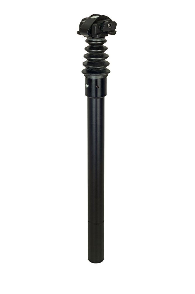 AIRWINGS Federsattelstütze Expleto Sport schwarz |Länge: 425 mm | Durchmesser: 31,6 mm | Max. Belastung: 90 kg